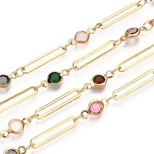 Real 16K Gold Plated Brass Oval Link Chains