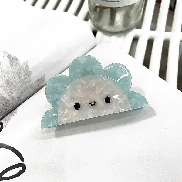 Sun Cellulose Acetate Claw Hair Clips