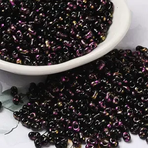 Spray Painted Glass Seed Beads