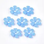 Opaque AS Plastic Bead Caps
