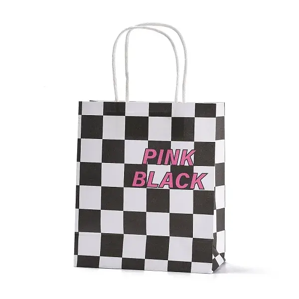 Plaid Paper Bags
