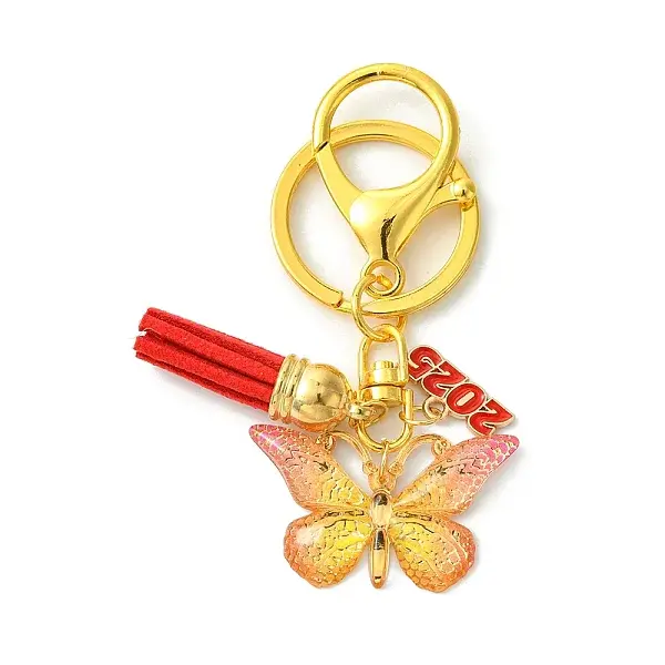 Acrylic & Alloy Enamel Keychain
