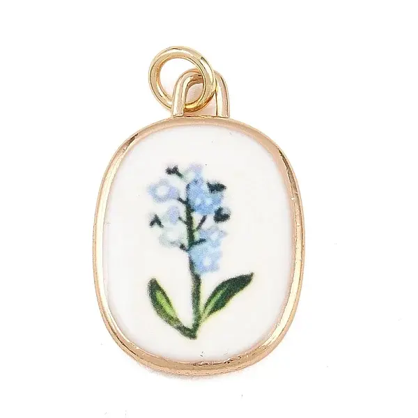 Brass Enamel Pendants