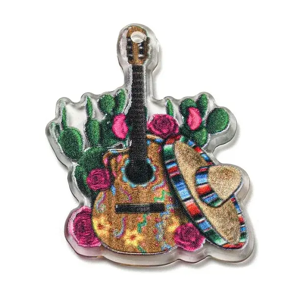 Opaque Acrylic Sided Pendants