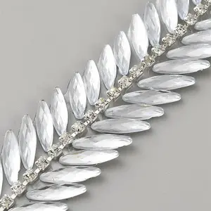 Glass Rhinestone Chains