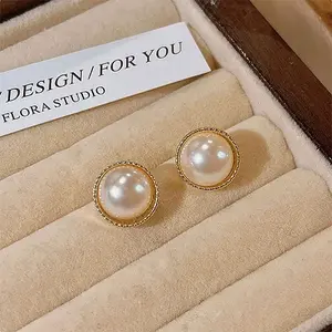 Alloy Stud Earrings for Women