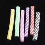 Handmade Twisted Candy Stripe Polymer Clay Canes