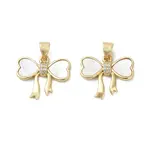Brass Micro Pave Cubic Zirconia Pendants