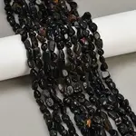 Dyed Natural Blue Tiger Eye Beads Strands