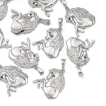 SHEGRACE Brass Micro Pave Black Cubic Zirconia Pendants