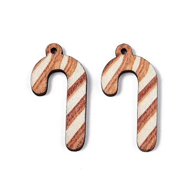 Printed Poplar Wood Pendants
