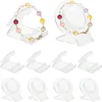 16 Pcs 2 Style Acrylic Bracelet Display Stands