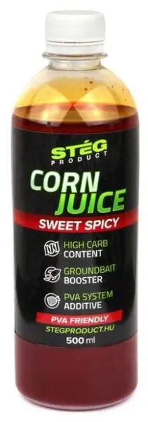 Stég booster corn juice 500 ml - sweet spicy