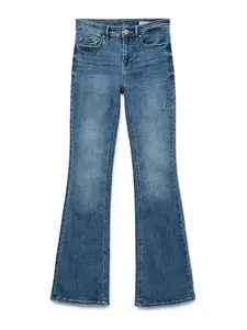 Vero Moda Petite Džínsy 'VMFLASH'  modrá denim