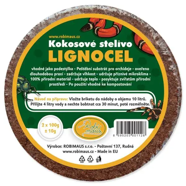 Lignocel puk kulatý 2ks