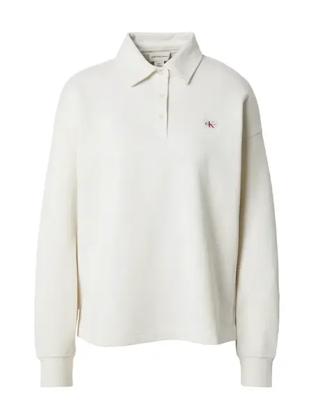 Calvin Klein Jeans Mikina  biela