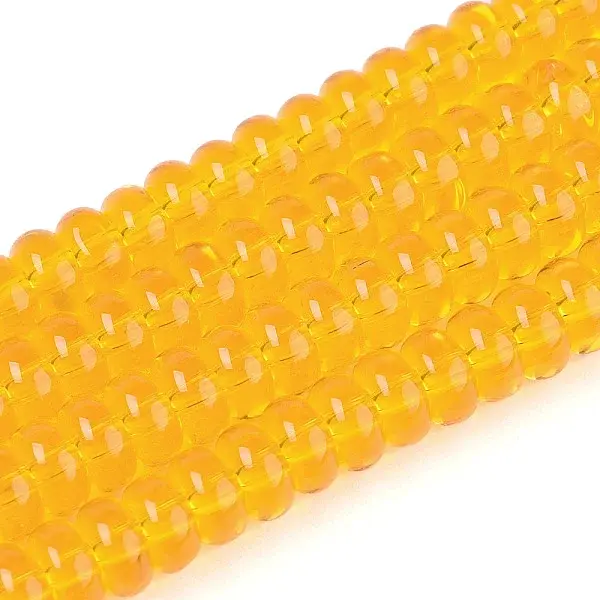 Transparent Glass Beads Strands