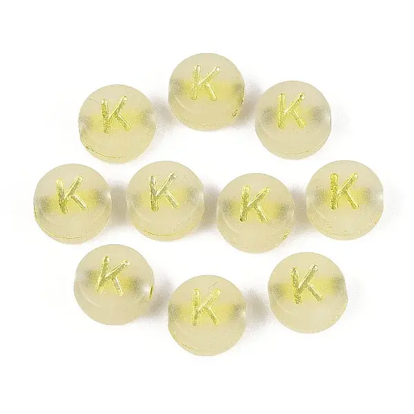 Luminous Frosted Acrylic Beads