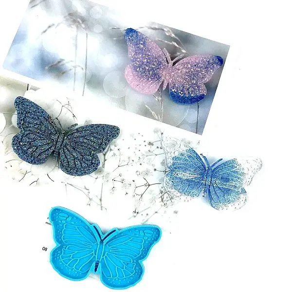 Butterfly Shaped Ornament Silicone Molds