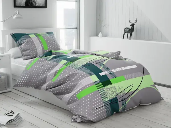 Bavlnené obliečky MILLA sivé