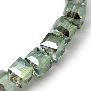 Electorplated Glass Beads