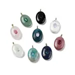 Natural Mixed Stone & Cubic Zirconia Pendants