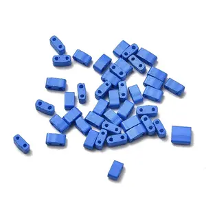 2-Hole Baking Paint Glass Seed Beads