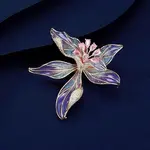 Iris Flower Enamel Pins