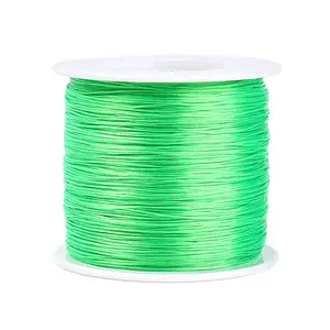Flat Elastic Crystal Thread