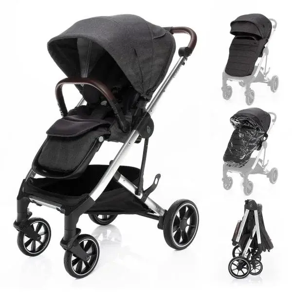 Kočárek Quest, Vulcan Black / Silver