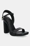 Tommy Hilfiger  Kožené sandále  HIGH HEEL LEATHER SANDAL