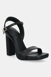 Tommy Hilfiger  Kožené sandále  HIGH HEEL LEATHER SANDAL