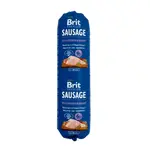 Brit Saláma pre psov Sausage Chicken & Rabbit, 800 g