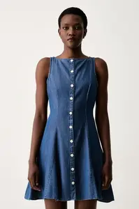 Levi's košilové šaty s lyocellem MERCER SL MINI