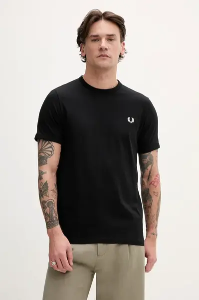 Fred Perry Bavlněné tričko Fred Perry Ringer T-Shirt