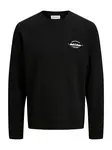 JACK & JONES Mikina 'JJBrandon'  čierna