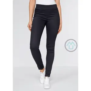 Dámske čierne nohavice SLIM STRETCH S