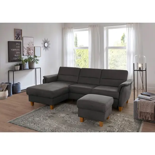 Sit & More ROHOVÁ SEDAČKA, textil, šedá