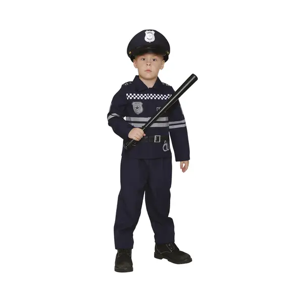 Kostým detský Policajt s obuškom veľ. 4-6 rokov ALBI