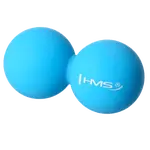 O7541 Dvojitý masážní míč Lacrosse ball BLC02 modrý - 6,5cm