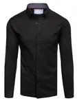 Pánska čierna elegantná košeľa
