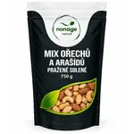 NONAGE Mix orechov a arašidov pražených solených 750 g