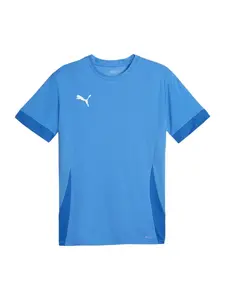 PUMA Funkčné tričko  modrá / biela
