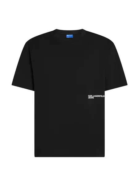KARL LAGERFELD JEANS Tričko  sivá / čierna