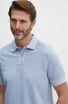 BOSS Orange polo tričko pánske bavlnené Prime