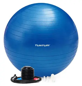 Tunturi Gymnastický míč s pumpičkou zesílený 65 cm varianta modrý