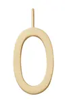 Strieborný pozlátený prívesok Design Letters