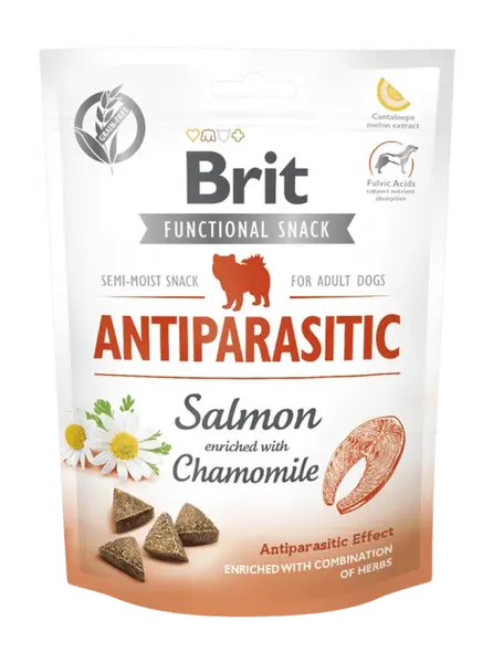 Brit Care Dog Functional Snack Antiparasitic Salmon 150g