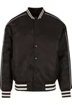 Urban Classics Prechodná bunda 'Racer'  čierna / prírodná biela