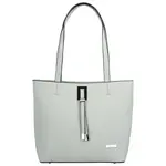 Dámská kabelka na rameno světle šedá - Delami Athena Aura